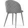ALDO 1 Metal/velor, gray/gray 50x50x78 cm stool