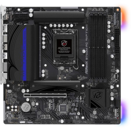 ASROCK B760M PG Riptide SOC-1700 Intel B760 4XDDR5 MATX AC`97 8ch (7.1) 2.5 10044