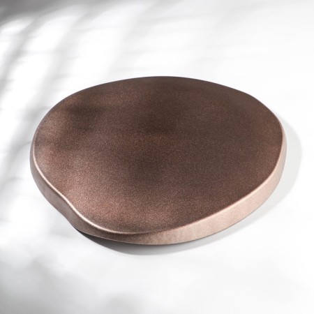 Trend, glass dish, d = 32 cm, brown color-2