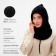 Kapor female minku one size 52-58 black