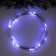 Garland “thread” 5 m dew, ip20, silver thread, 50 led, white glow, flickering all LEDs, AAH3