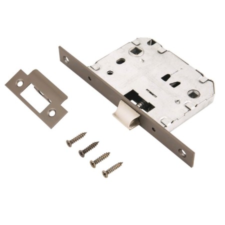 Latch "Allur Art" L7050S MBN, without handles, with a latch, plank18 mm color graphite