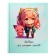 Diary for grades 1-4, solid cover "Girls", matte lamination, selective varnish, block 60 g/m2