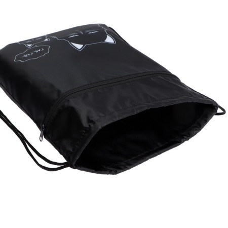 A bag for shoes with a pocket of 420 x 340 mm, calligrata MSO-7C, (soft polyester, density 210D), Cats)-3