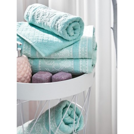 Set of terry towels Pastoral Mint, size 70x130 cm, 50x90 cm-1