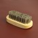 Skin polishing brush, natural pile, 9 × 3.8 cm
