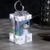 LED figure “White Gift with a snowman” 6.3 × 11.5 × 6.3 cm, plastic, batteries AAAX3 (not in the kit), flame effect