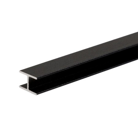 Sloping bar for a wall panel length 4 mm, black, 0.6 m