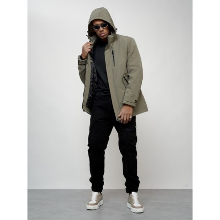 Male park, size 56, gray color-7