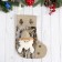 Nosok for gifts "Santa Claus, Birch" 18x24 cm, brown