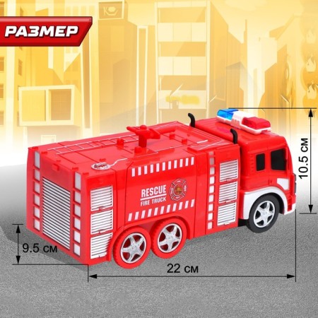 Firefighter robot, transforms, light and sound effects-1