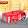 Firefighter robot, transforms, light and sound effects