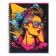 A notebook of 80 sheets in a cage for a crest "Graphic posters", covered cartoon, matte lamination, selective varnish, mix