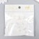 Beads for creativity plastic "White Smoke" matte set 20 g 1.2x1.2 cm