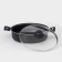 Consul, 3.2 l, d = 26 cm, glass cover, plastic pens, anti-stick coating, black color, black