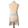 Apron "Ethel" Mom 70x60 cm, 100% cotton, reps 210 g/m2