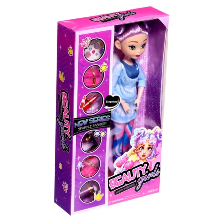 Fashionable hinge doll "Create your style", mix-17