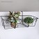 Flower stand balcony shares "Renaissance" 45.5 × 20 × 12 cm, black color