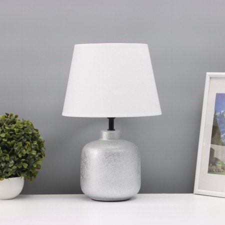 Table lamp "Coca" 1x40W E27 silver 25x25x38, 5cm