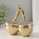 Souvenir ceramics "cherries" gold 15.5x7.5x15 cm