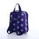 Baby backpack on lightning, external pocket, purple color