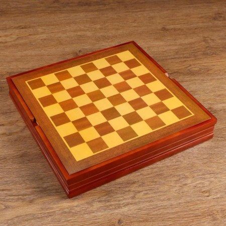 Chess souvenir "victorious", h king-8 cm, h Paraks-6.3 cm, 36 x 36 cm-9
