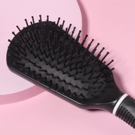 Massage comb, 6.5 × 24 cm, black/white color-2
