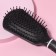 Massage comb, 6.5 × 24 cm, black/white color