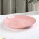 Poramic dessert shade "pastel", d = 19 cm, pink color