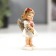 Polystone souvenir "Angel-girl with puffy cheeks with a book/rose" mix 9x3.5x3.5 cm
