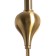Bra "Bergamo" 1he14 40W bronze 23x14x37 cm