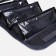 Cosmetic bag, 4 parts on zippers, gray color