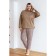 Female trousers, size 68, brown color