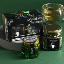 Set of “best of the best”: herbal tea 50 g, jam from needles 120 g.