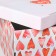 Gift folding box, packaging, “love around”, 31.2 x 25.6 x 16.1 cm