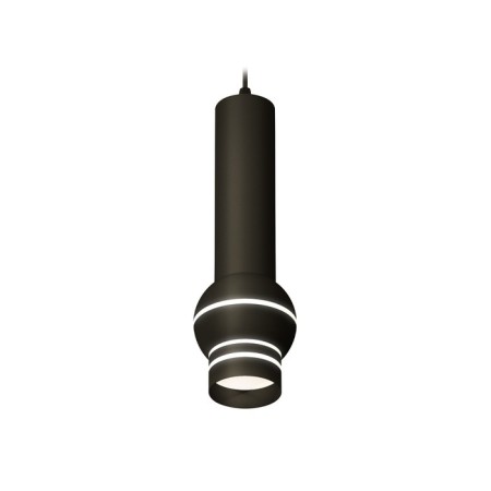 A set of suspended lamp with additional backlight Ambrella Light, Techno, XP11020011, GU5.3, Color Black Sand