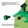 Spille sprayer, under the connector, horizontal, plastic, Greengo