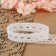 Capricon lace, 15 mm × 10 ± 1 m, white color