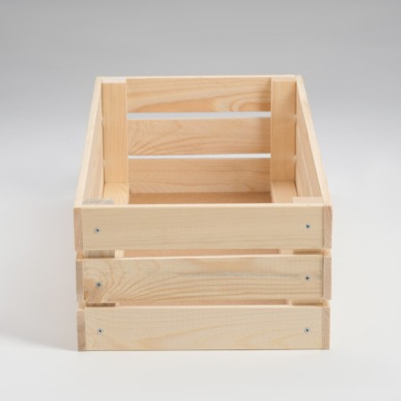 Box wooden for shelves with a depth of 50x25x15 cm-4
