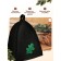 Bath -halka with an applique "Oak sheet" Black