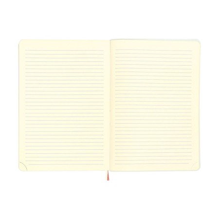 Daternage Dated 2024 A5 176 sheets, Devente.nobile, soft cover of artificial leather, lies, cream block 70 g/m2, coral-13
