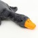 Soft toy "Goose", 90 cm, gray color