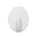 Holder self -adhesive tundra krep, 45x45 mm, white color, oval, 3 pcs.