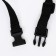 Muzzle mesh with double fixation, size S, black