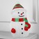 LED figure "Big Snowman" 25 × 44 × 20 cm, acrylic, 40 LED, 220 V, glow of white