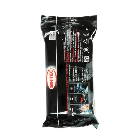 Wet Sintec napkins for caring for a car, 30 pcs-2