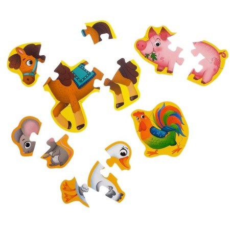 Maxi-puzzles "Our Farm", 5 puzzles, 20 details-2