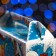 Gift box "New Year's watercolor" 17.3 x 6.5 x 15 cm