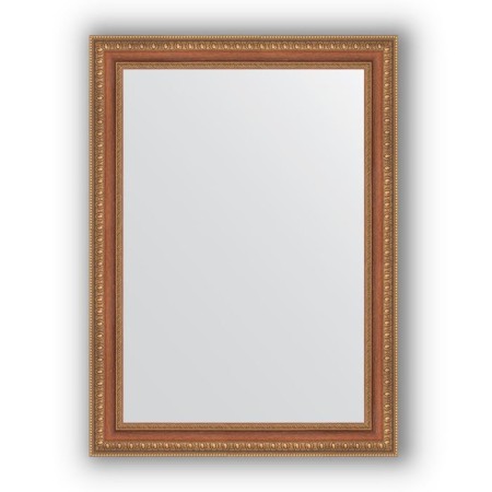 Mirror in the baguette frame - bronze beads on a tree 60 mm, 55 x 75 cm, evoForm
