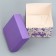 Gift folding box, packaging, "the most beautiful", 10 x 10 x 10 cm